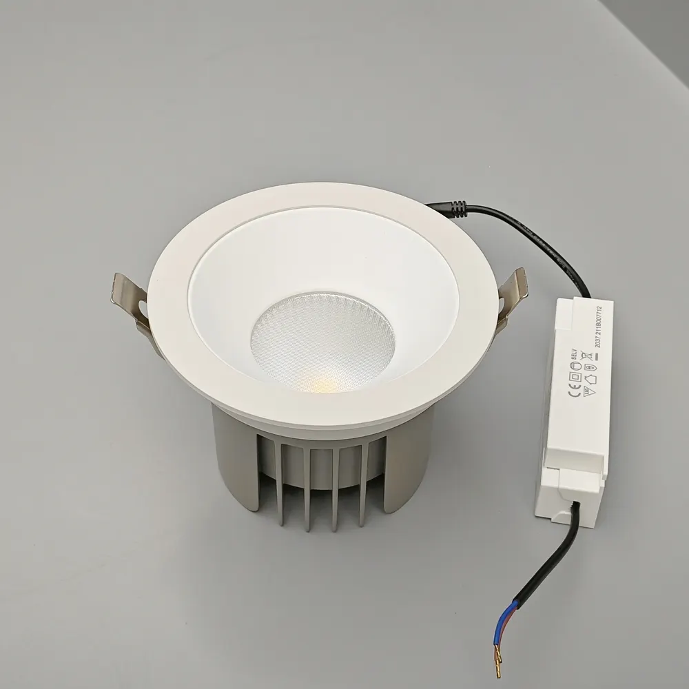 Anti-Glare Adjustable Recessed Round LED Downlight 9-30W 90mm