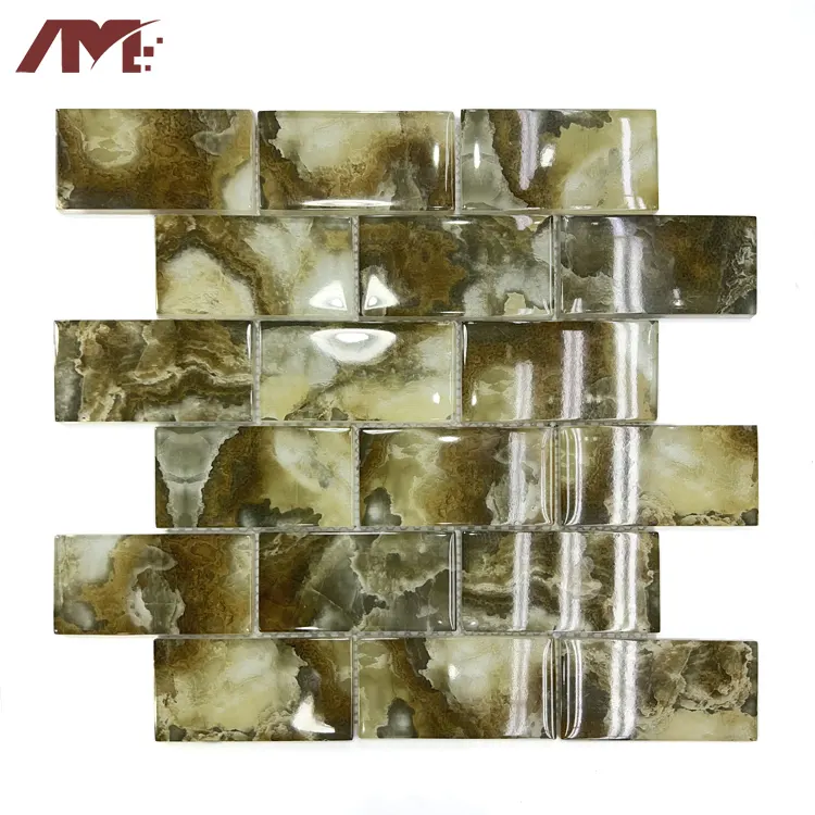 Glass Mosaic Tile 345x296x6mm