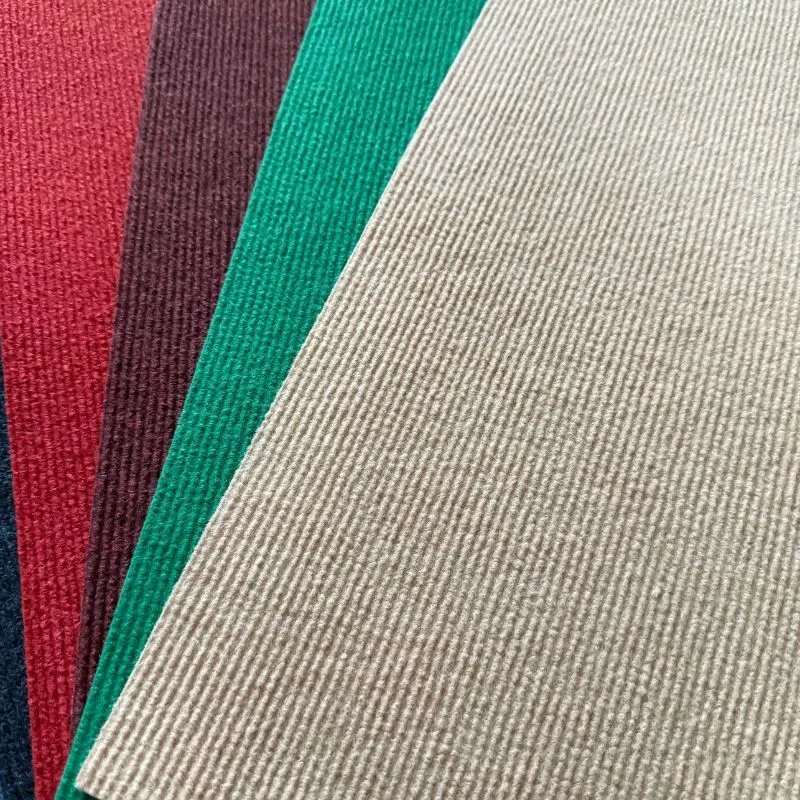 Non-Slip Nonwoven Ribbed Polyester Floor Carpet