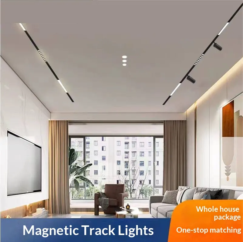 Recessed Aluminum Magnetic LED Track Spotlight