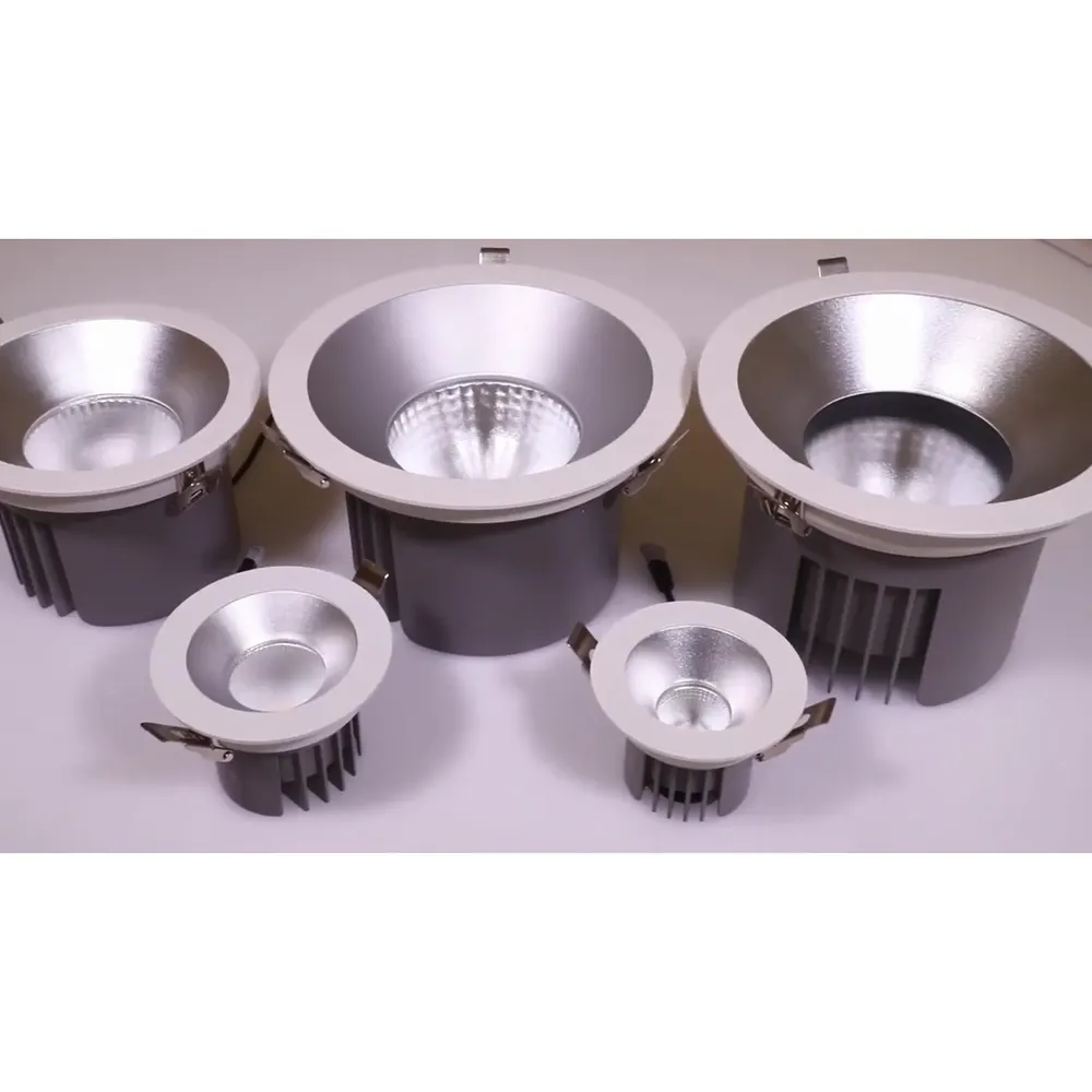Anti-Glare Smart Dimmable DALI LED Downlight 9-50W 4in/6in/8in 2700-6000K