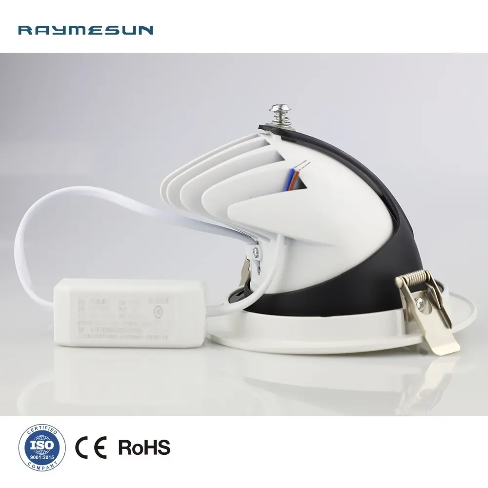 Adjustable Recessed Aluminum COB LED Downlight 10/52W IP65 product sample