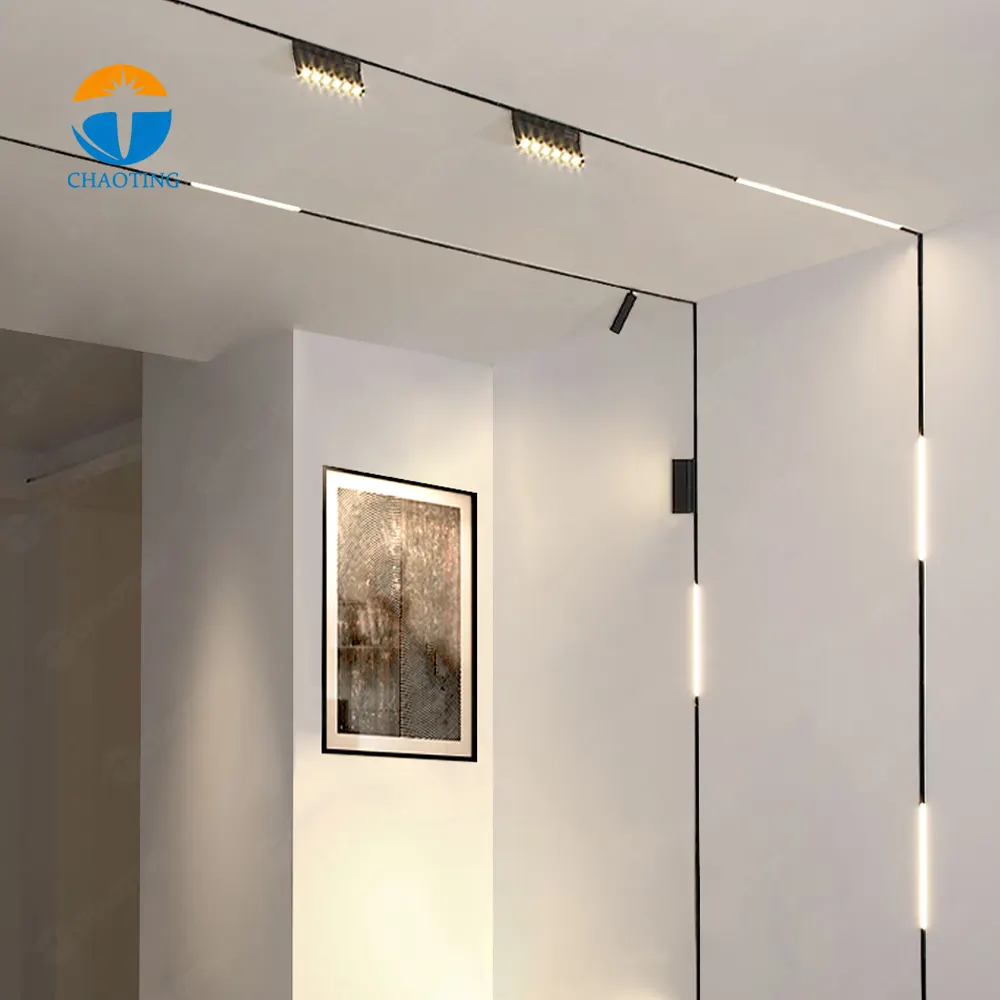 Zoomable Dimmable Aluminum Magnetic LED Track Spotlight 8-30W 2700-6500K