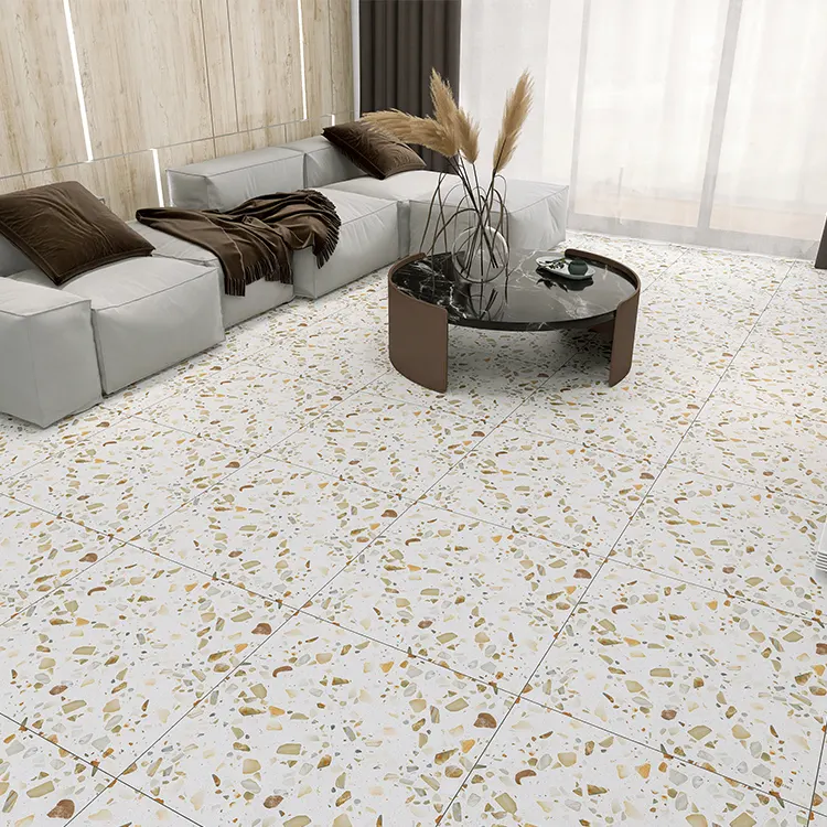 Non-Slip Stone-Look Matte Porcelain Floor Tile 600x600mm