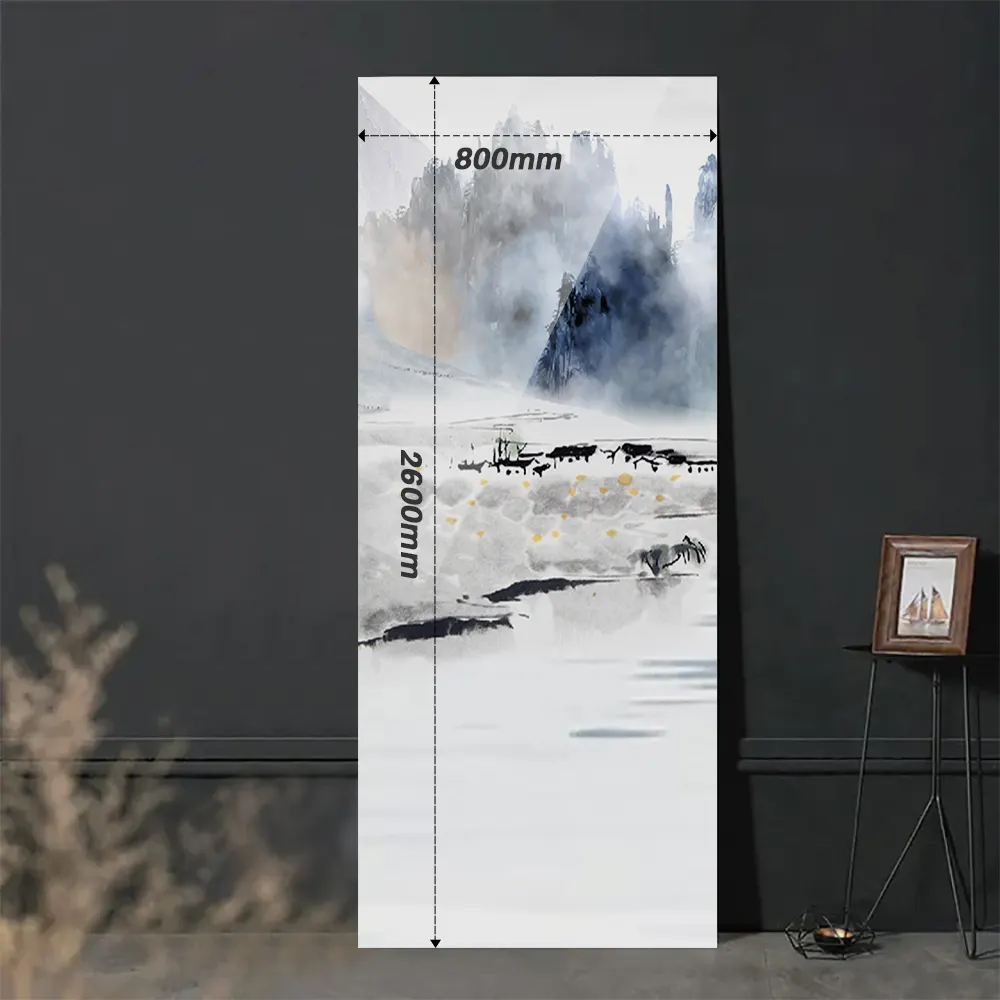 Marble-Look Polished Sintered Stone Slab 800x2600mm