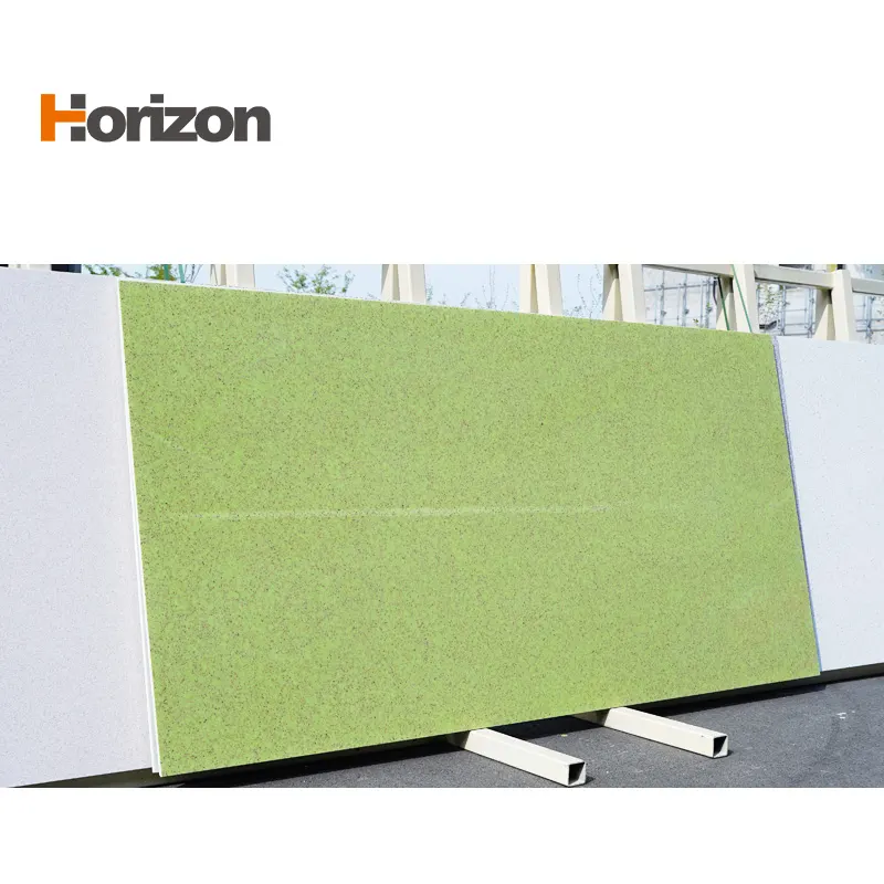 Calacatta Green Engineered Quartz Slab 3200x1600x20mm
