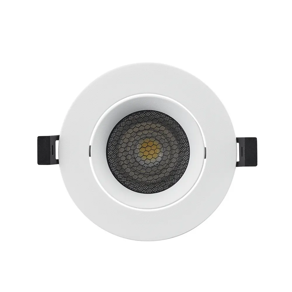 Adjustable Dimmable Recessed Round LED Downlight White 5-18W