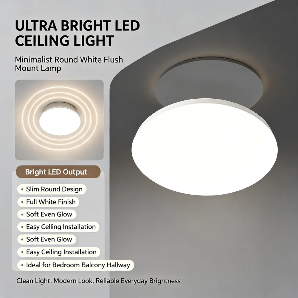 Surface-Mounted LED Ceiling Light 18-100W