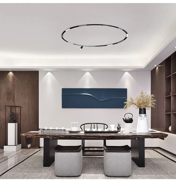 Aluminum Magnetic LED Track Lighting System 6-16W 48V product sample