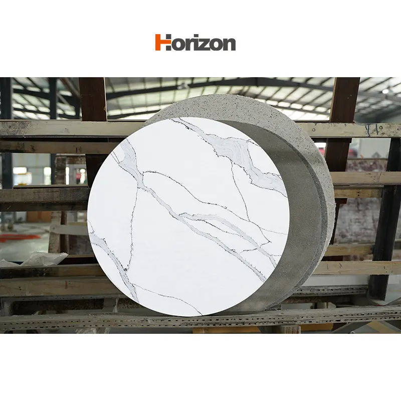 White Engineered Quartz Slab 3200x1600mm