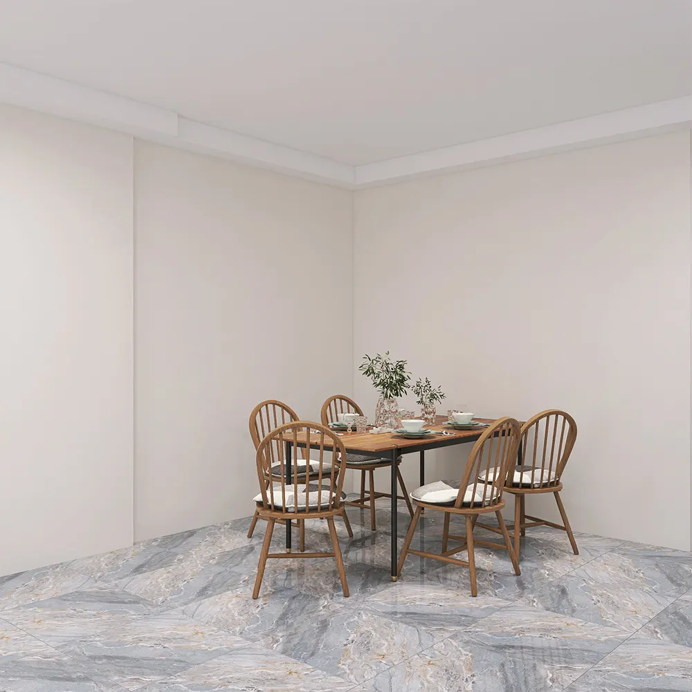 Blue Full-Body Porcelain Floor Tile 600x600mm