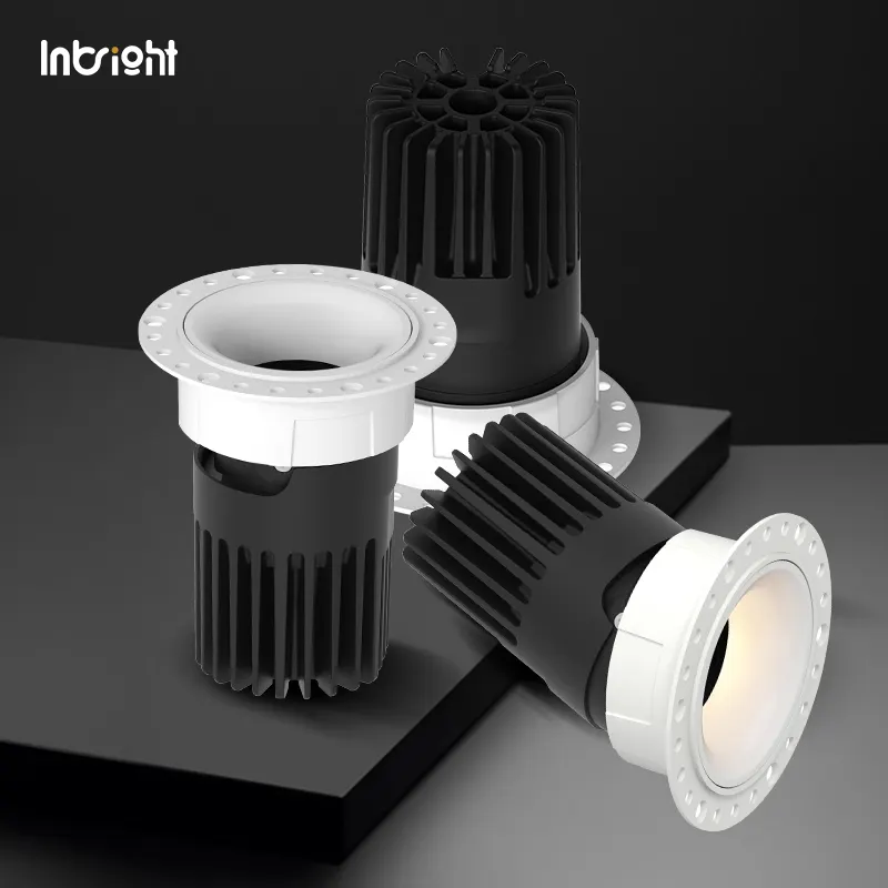 Adjustable Recessed Aluminum COB LED Downlight 10-28W IP65