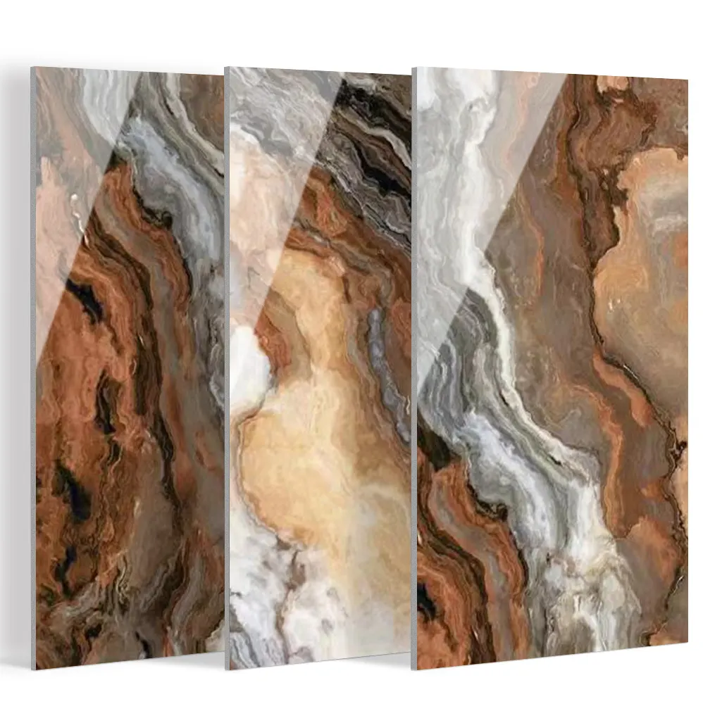 Non-Slip Stone-Look Porcelain Stair Tread Tile 600x1200mm