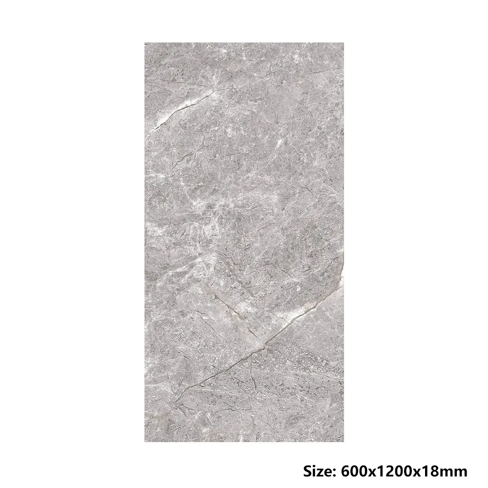 Non-Slip Stone-Look Porcelain Floor Tile 600x1200mm