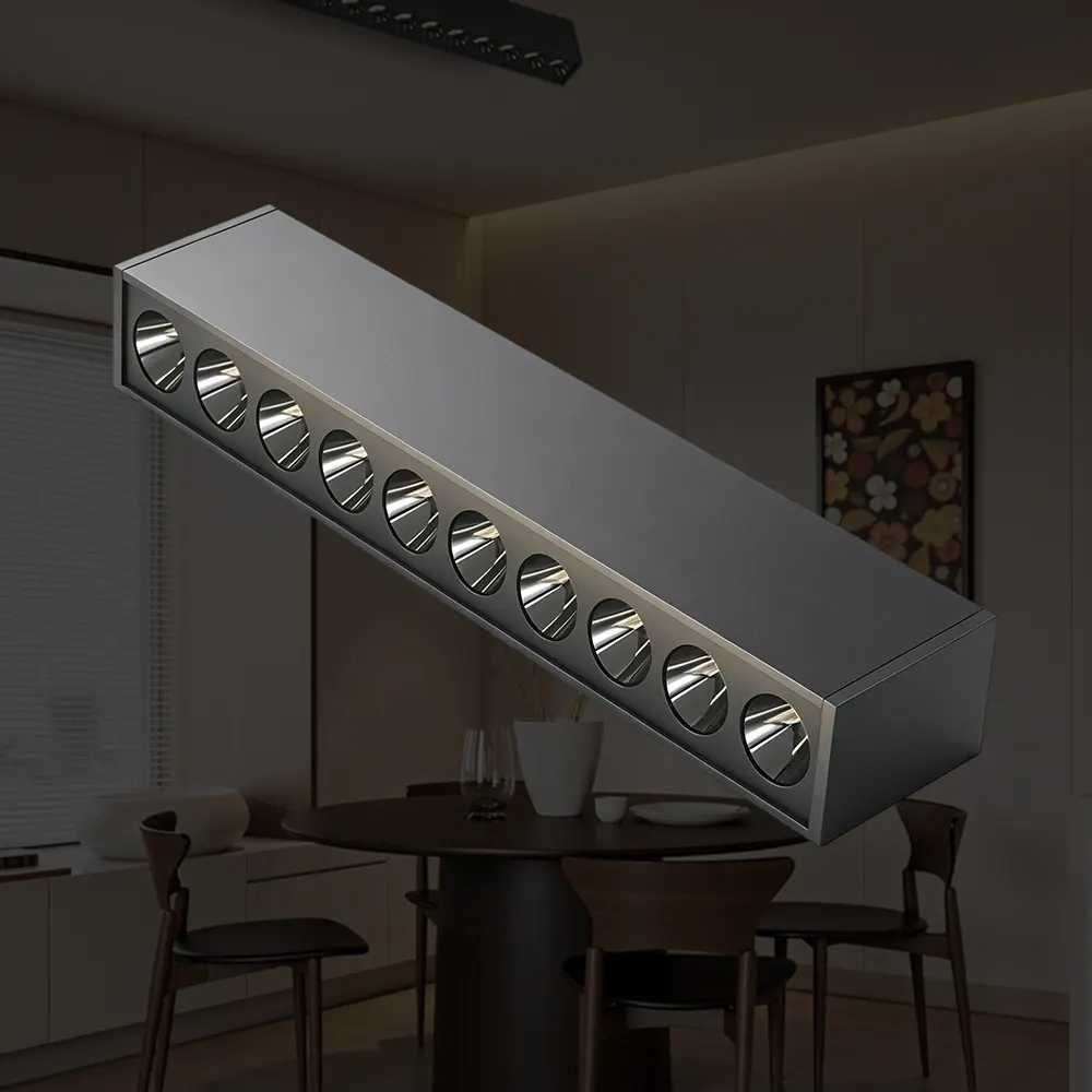 Anti-Glare Aluminum LED Grille Spotlight 10-30W 3000K/4000K/6000K