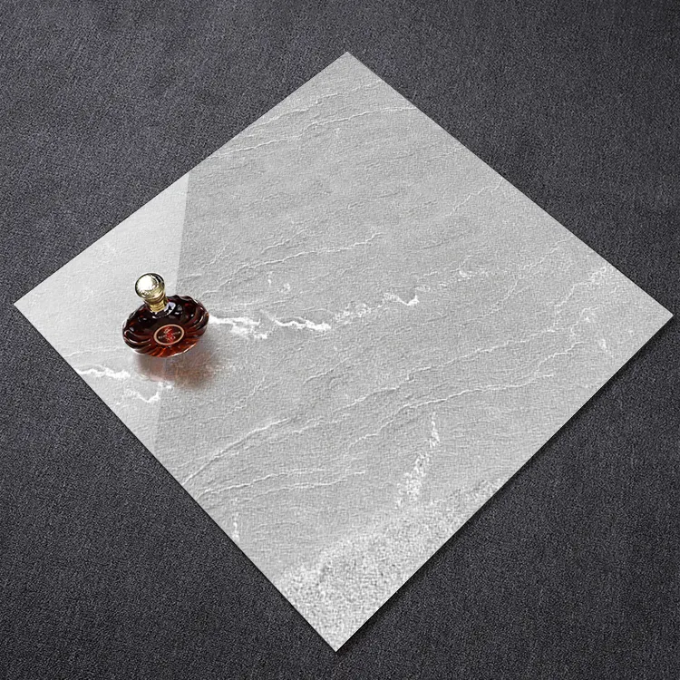 Non-Slip Stone-Look Glazed Porcelain Floor Tile 600x600mm