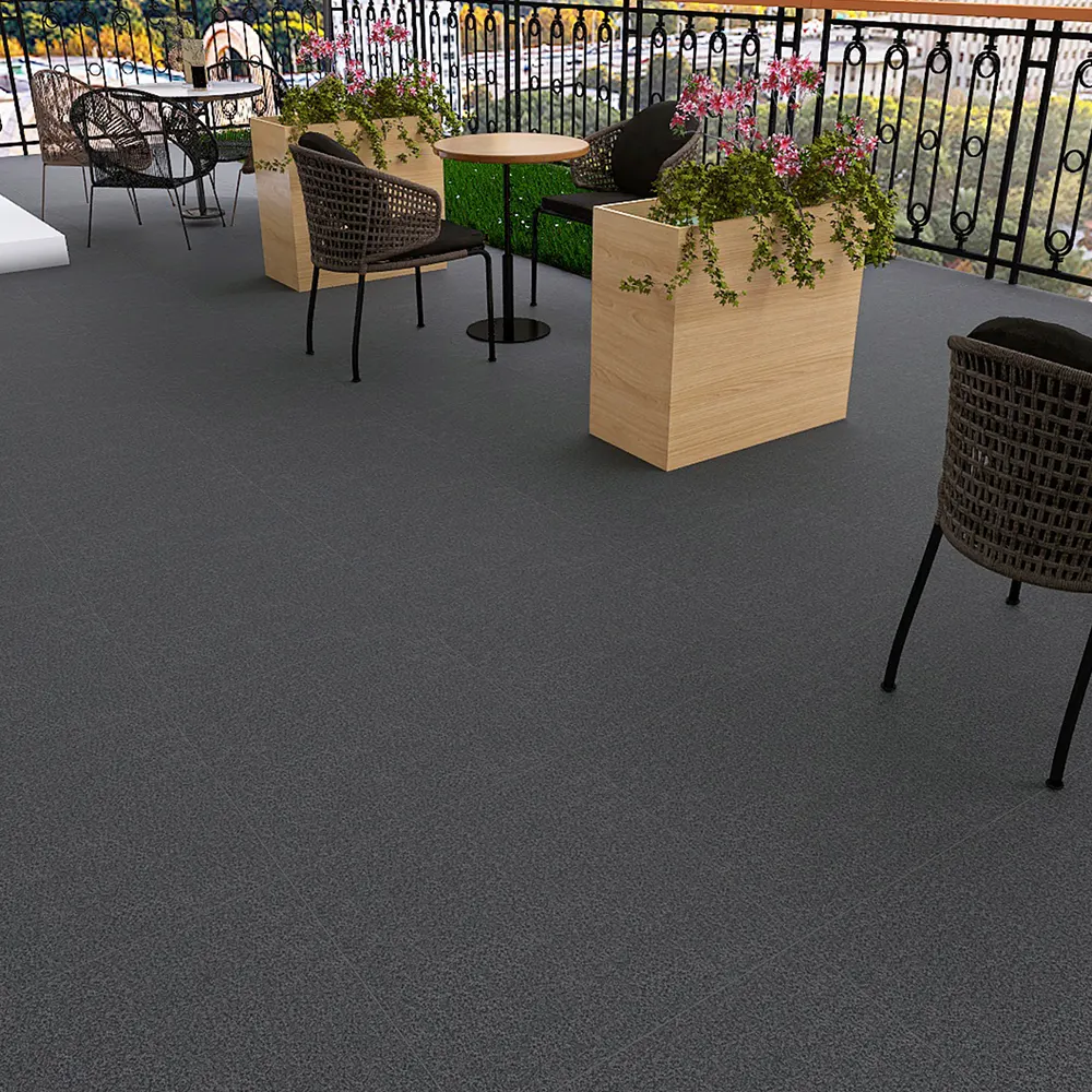 Non-Slip Stone-Look Matte Porcelain Outdoor Tile 600x600mm