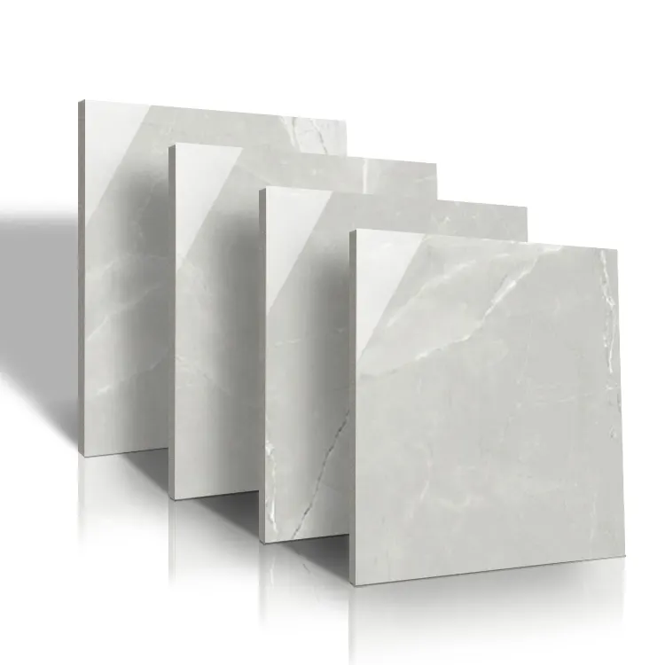 Non-Slip Stone-Look Polished Porcelain Floor Tile 600x600mm product sample