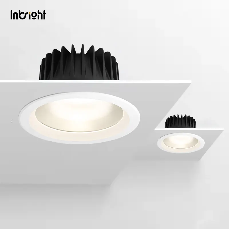 Anti-Glare Dimmable Recessed LED Downlight 18-48W IP65