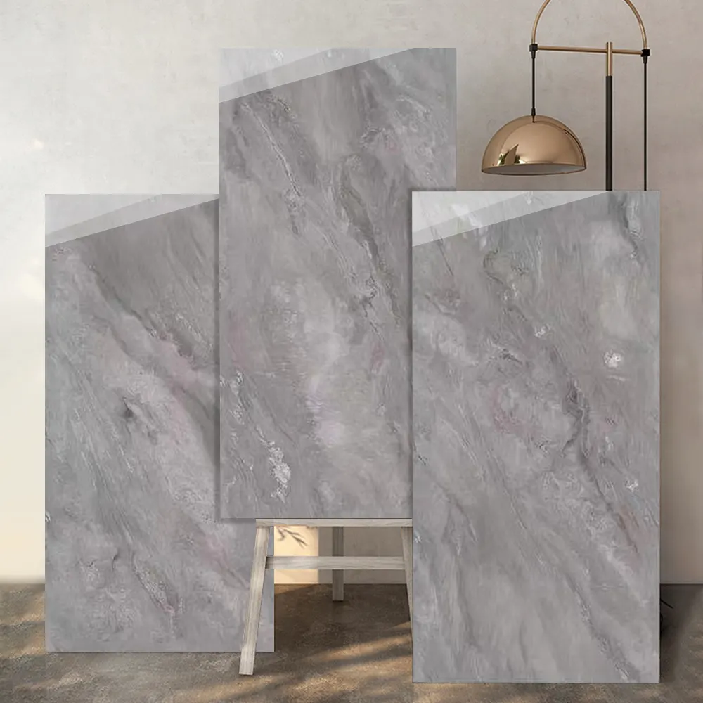 Non-Slip Stone-Look Polished Porcelain Wall Tile 750x1500mm product sample