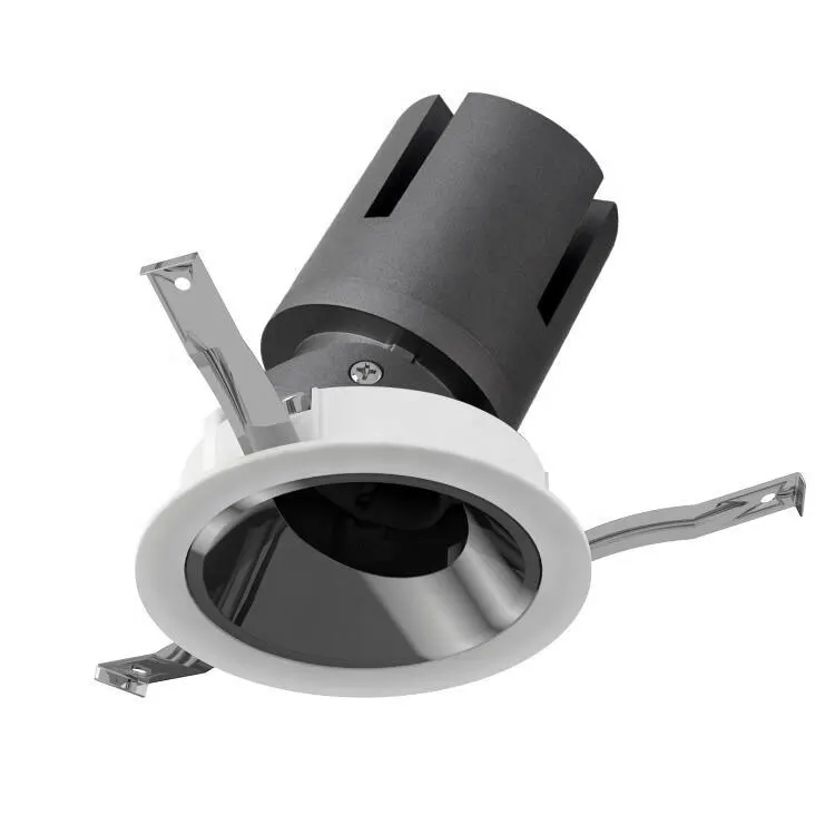 Anti-Glare Dimmable Recessed Round COB LED Downlight 9W IP20/IP44 product sample