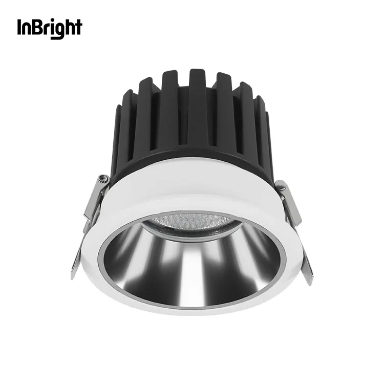 Dimmable Recessed Aluminum COB LED Downlight 8-25W IP65