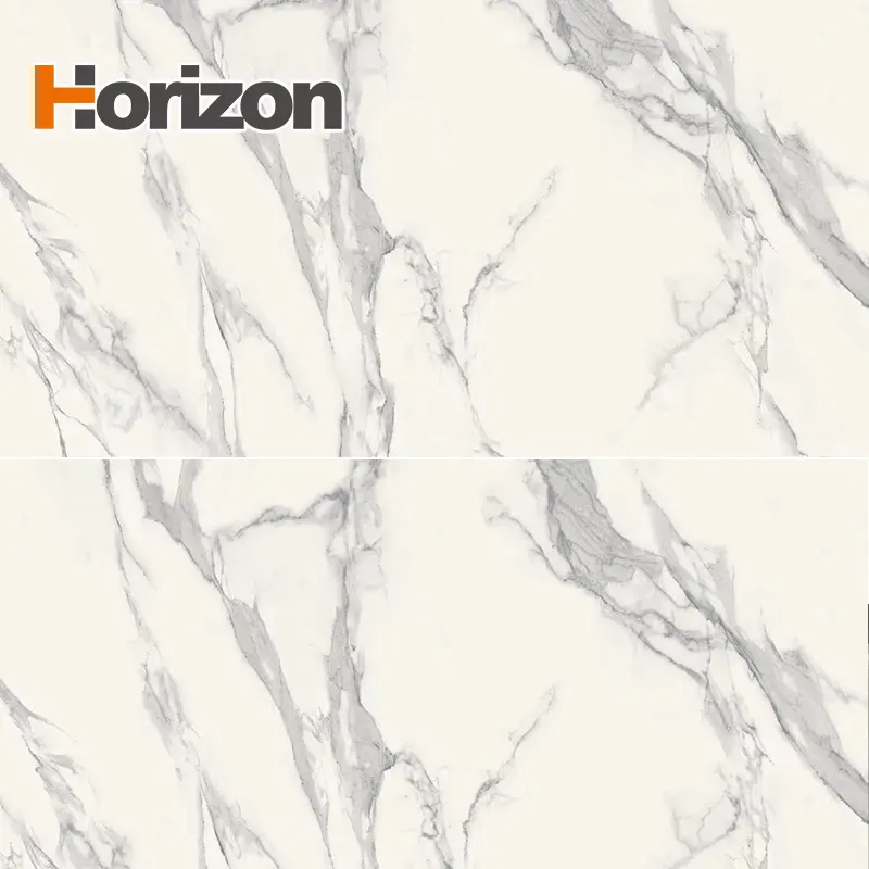 Marble-Look Polished Sintered Stone Slab 600x1200mm product sample