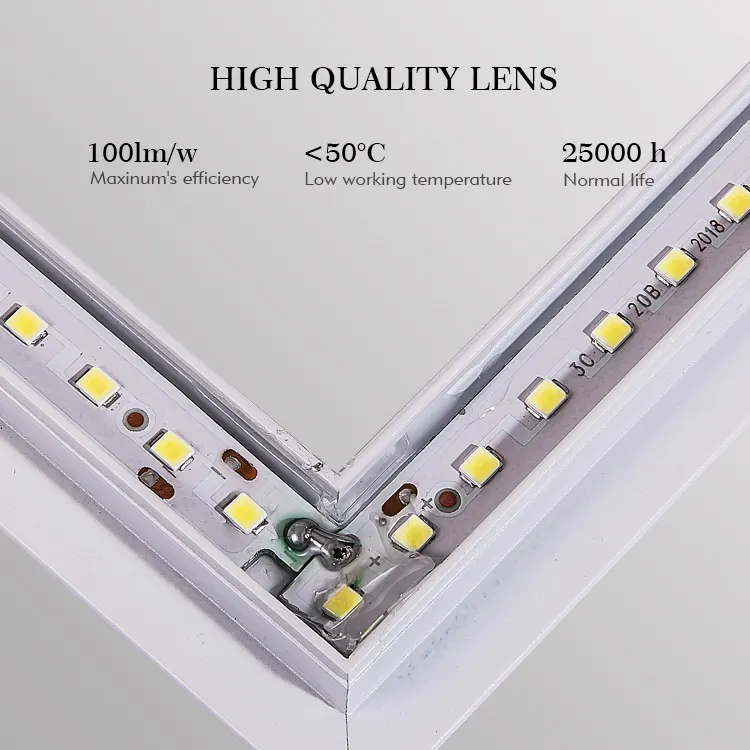 Aluminum LED Panel Light 600x600mm