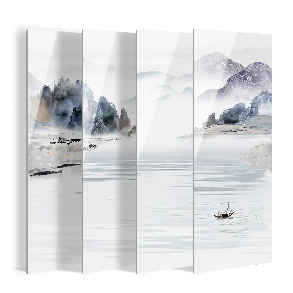 Marble-Look Polished Sintered Stone Slab 800x2600mm