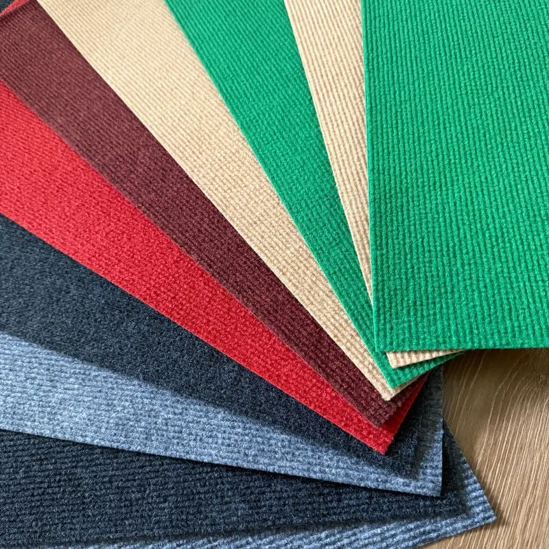 Non-Slip Nonwoven Ribbed Polyester Floor Carpet
