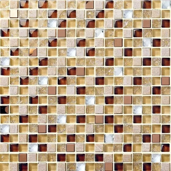 Blue Glass Mosaic Tile 6-8mm Thick product sample