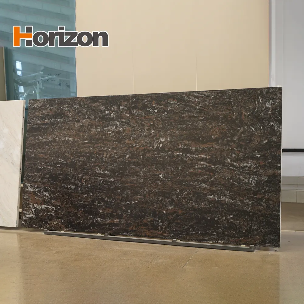 Carrara Polished Engineered Quartz Slab 3200x1600mm