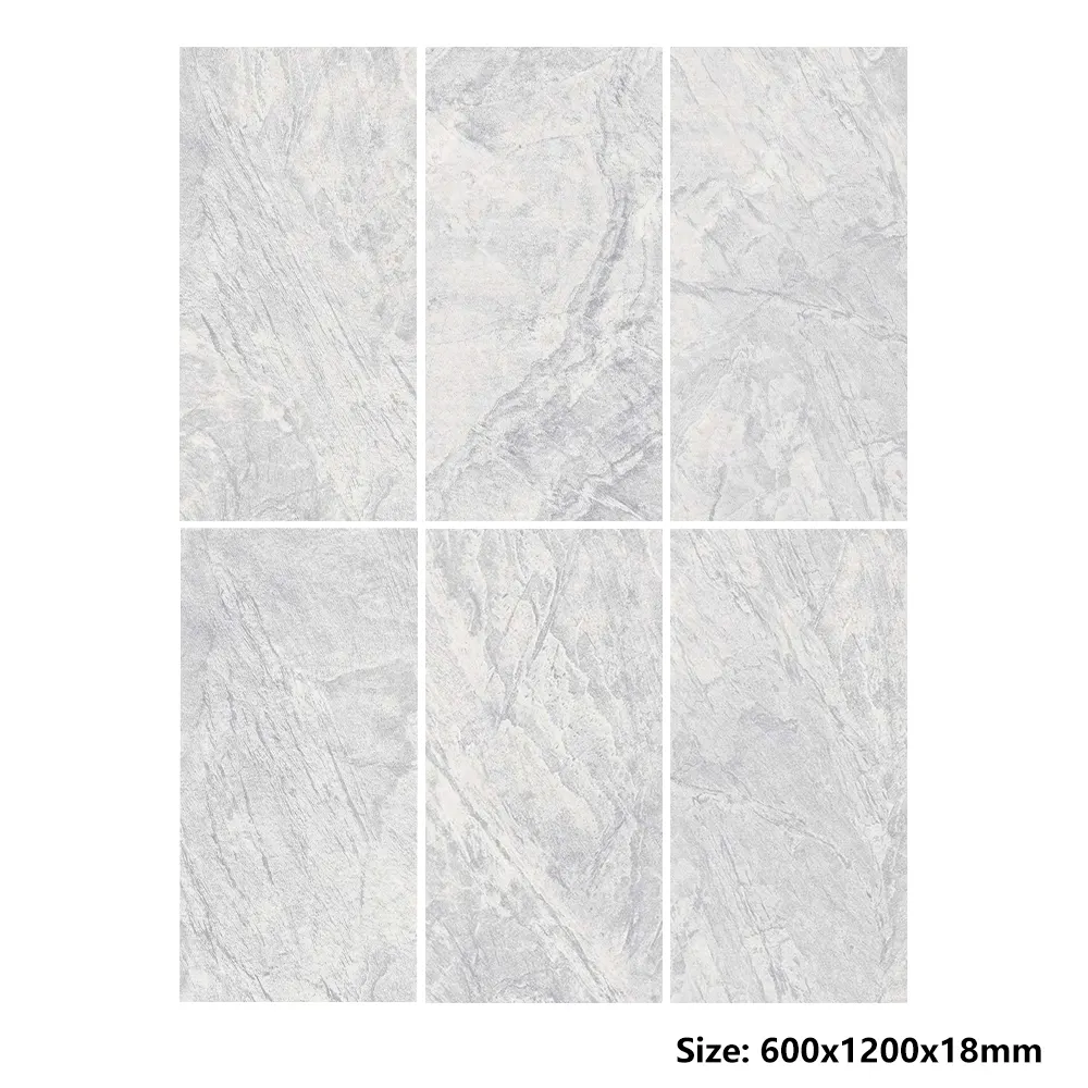 Non-Slip Stone-Look Matte Porcelain Outdoor Tile 600x1200mm
