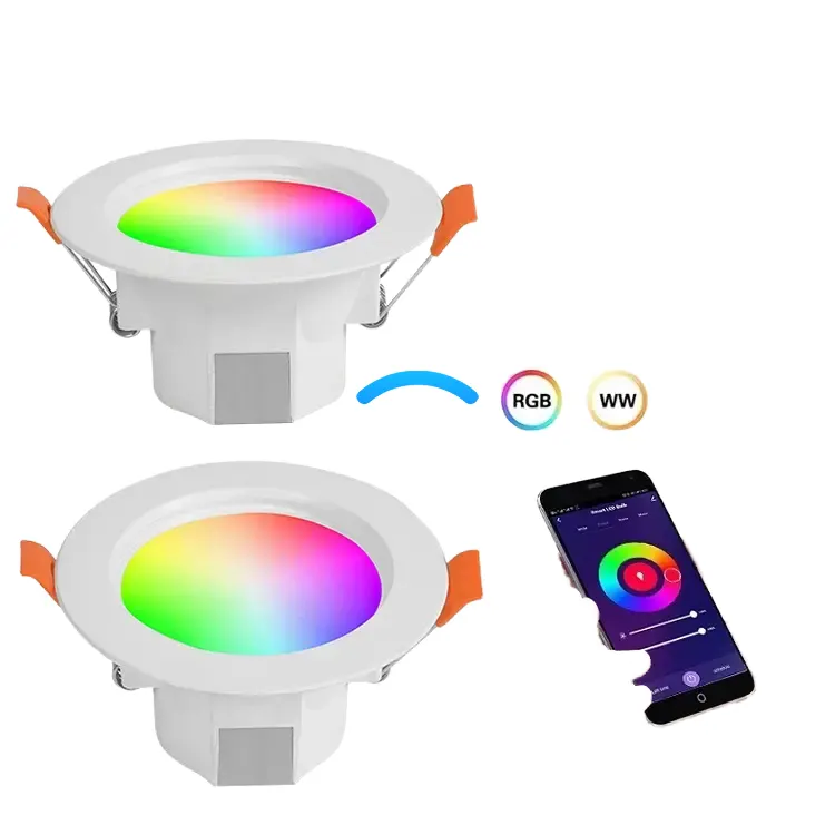 Slim Smart Recessed LED Panel Light 5-16W 4in/6in 3CCT Selectable product sample