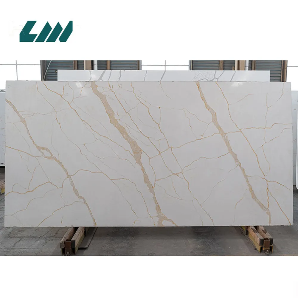 Calacatta Engineered Quartz Slab 3200x1600mm