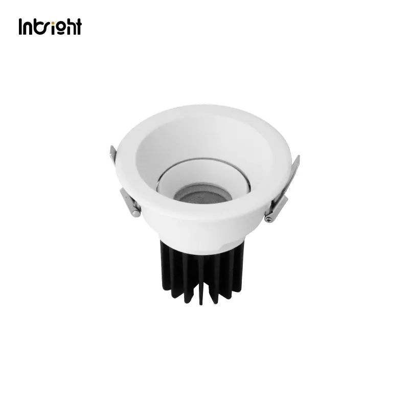 Anti-Glare Dimmable Recessed COB LED Downlight 8W IP65