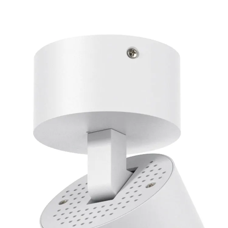 Surface-Mounted Aluminum COB LED Track Spotlight Black/White 9-30W
