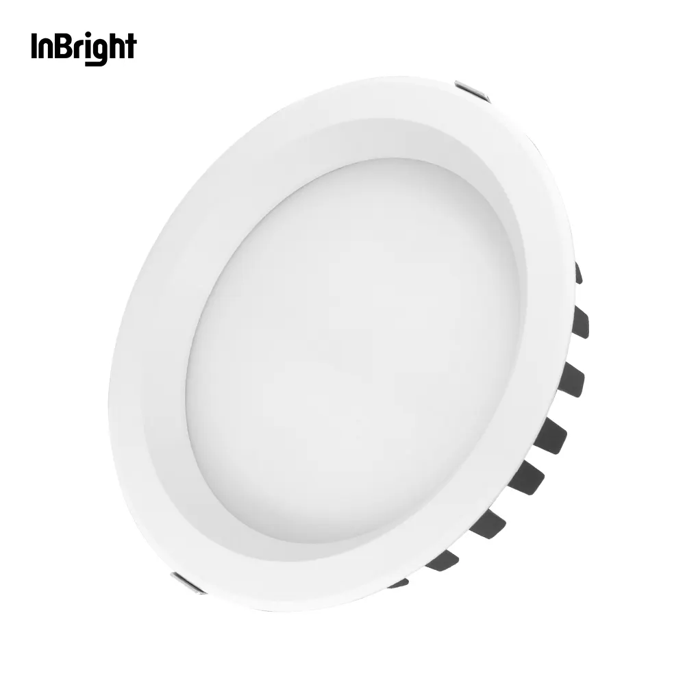 Anti-Glare Dimmable Recessed Round LED Downlight 15-42W