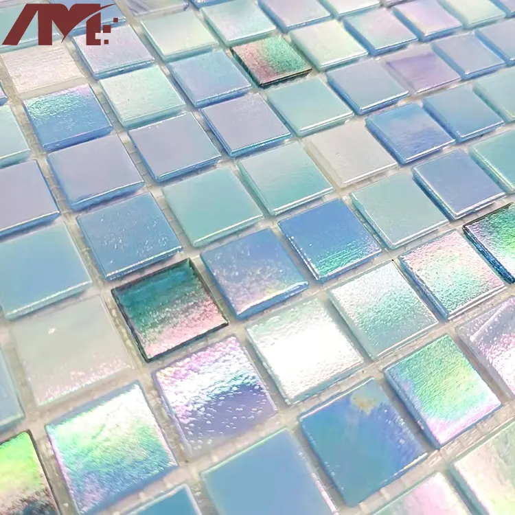 Blue Glass Mosaic Tile 305x305mm 6-8mm Thick