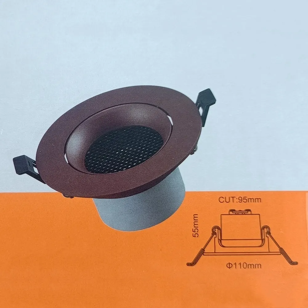 Adjustable Dimmable Round LED Downlight 9/15W 50-90m product sample