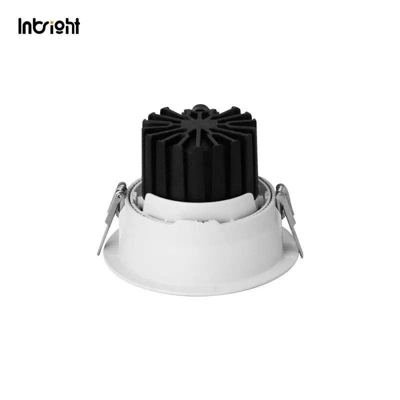 Anti-Glare Adjustable Dimmable Recessed COB LED Downlight 8-28W IP65