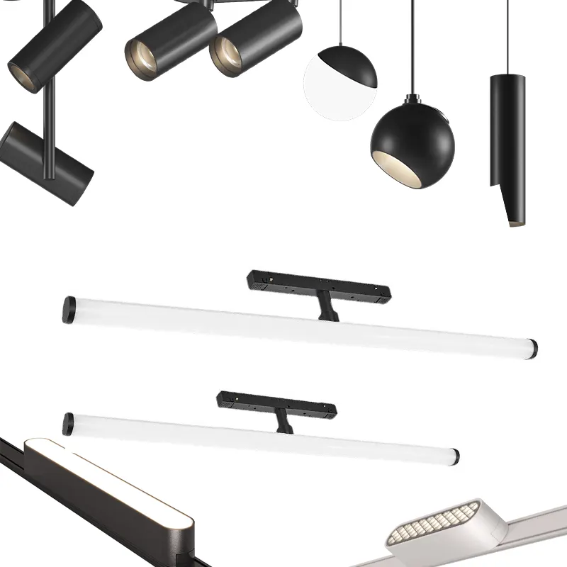 Adjustable Aluminum Magnetic LED Track Spotlight