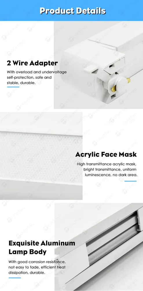 Adjustable Recessed Aluminum LED Track Spotlight 10-33W 3000K/4000K/6000K