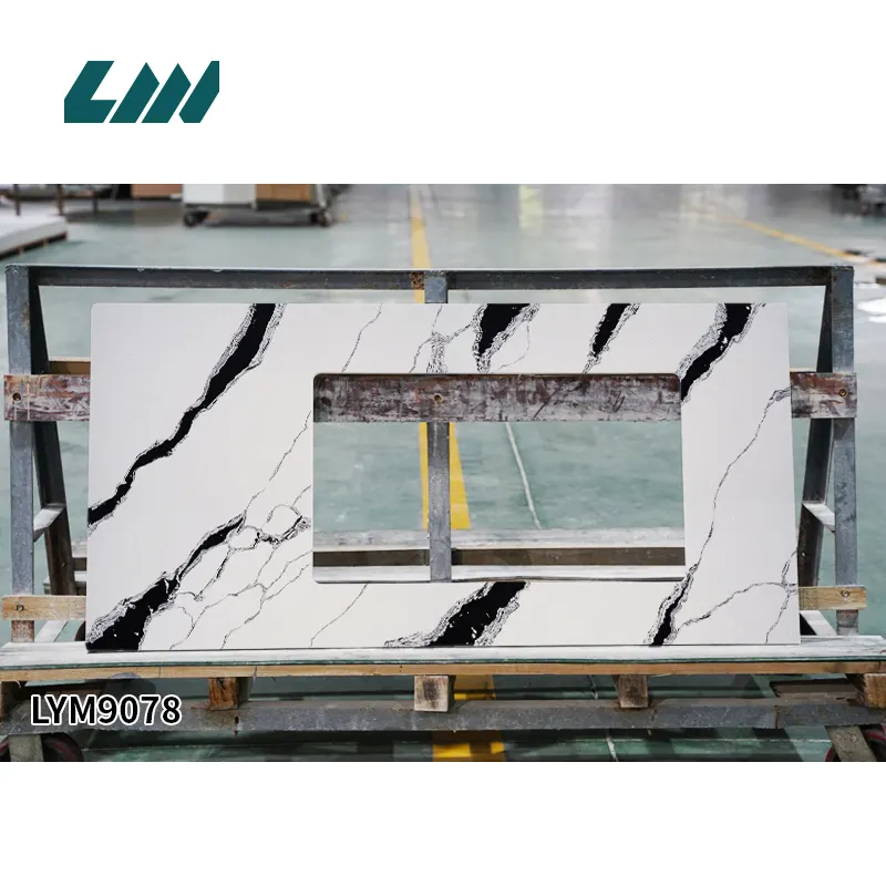 Jade-Look White Engineered Quartz Slab 3200x1600mm