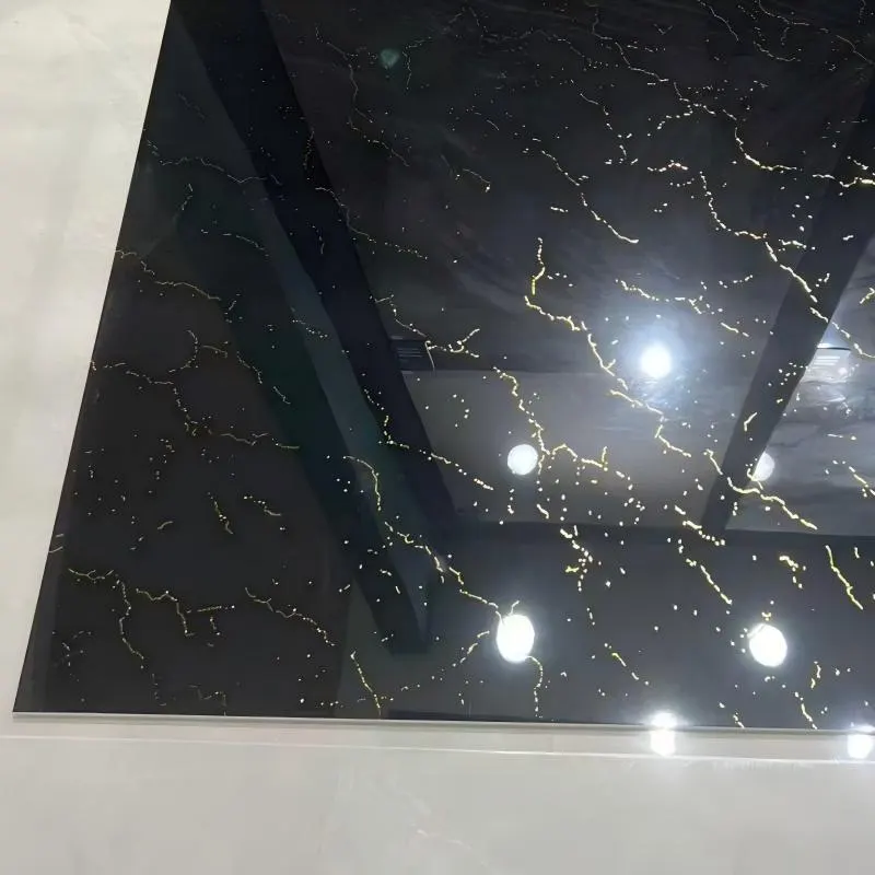 Marble-Look Polished Ceramic Wall And Floor Tile 300x300mm