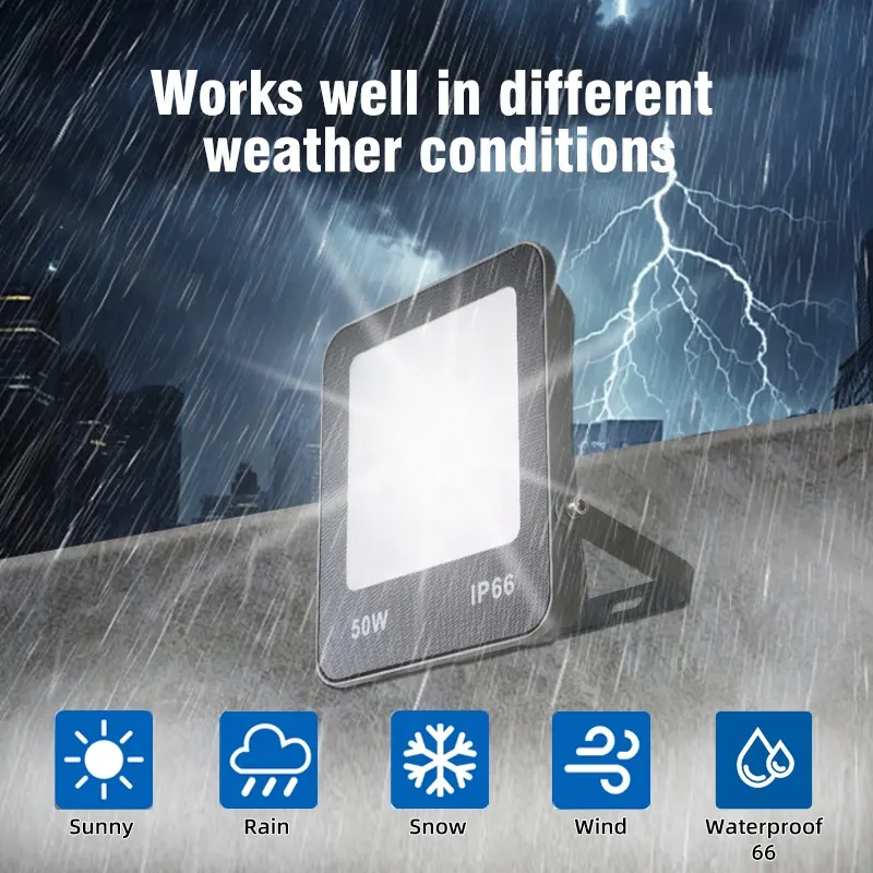 Aluminum LED Floodlight 200-400W/100-300W 100-265V IP65 100-265V