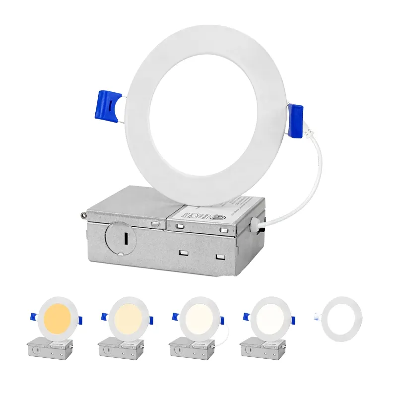 Recessed Round Aluminum LED Panel Light 9-18W