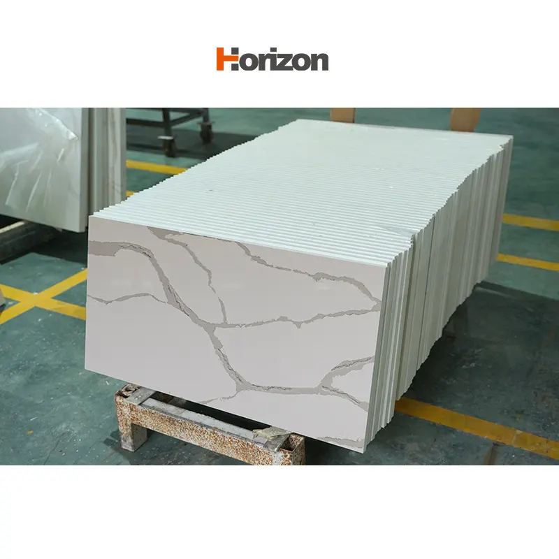 Engineered Quartz Kitchen Countertop With Sink