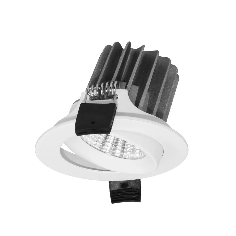 Anti-Glare Adjustable Dimmable Recessed LED Downlight 5-30W 1-10V IP50