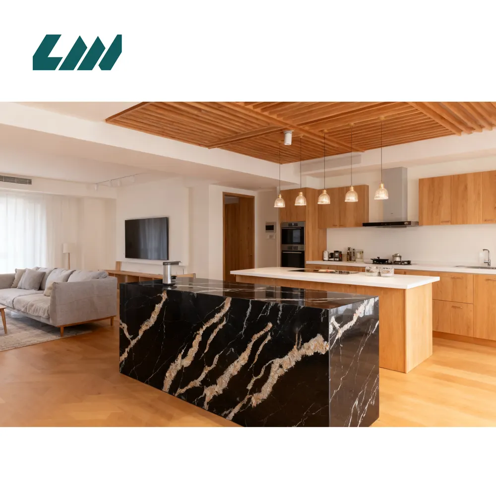 Stone-Look Engineered Quartz Slab 3200x1600mm